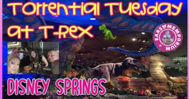 Torrential Tuesday at T-REX at Disney Springs