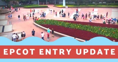 Fresh Baked WDW - Epcot Entry Update