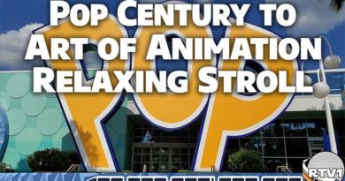 Disney's Pop Century Resort to Art of Animation Resort - Relaxing Stroll in 4K 60fps