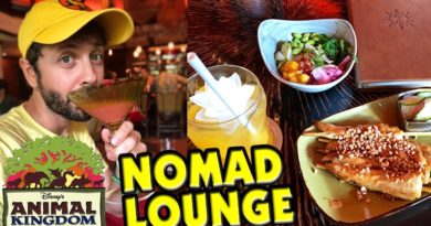 NOMAD LOUNGE! Disney's Animal Kingdom - Amazing Food & Drink in Walt Disney World!