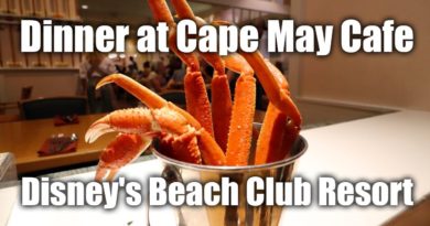 Dinner at Cape May Cafe in Disney's Beach Club Resort | Walt Disney World