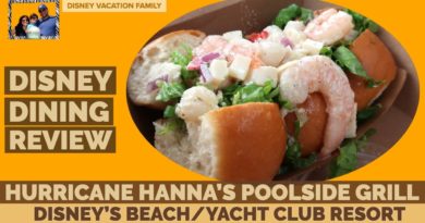 Hurricane Hanna's Poolside Grill FOOD Review DISNEYS BEACH CLUB RESORT