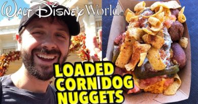 Loaded Corn Dog Nuggets at Casey's in The Magic Kingdom!