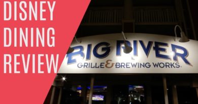Disney Boardwalk Resort BIG RIVER GRILLE & BREWERY Dining Review
