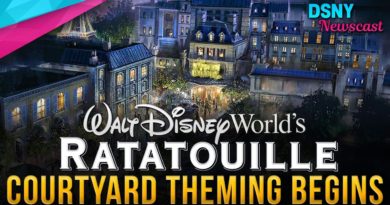 THEMING BEGINS for RATATOUILLE Courtyard at Walt Disney World - Disney News