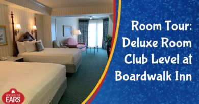 A Full Room Tour of the Deluxe Room Club Level at Disney's Boardwalk Inn