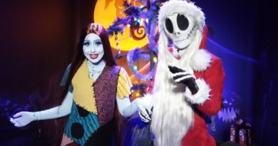 Jack Skellington as Sandy Claws with Sally Meet & Greet at Mickey's Very Merry Christmas Party 2019