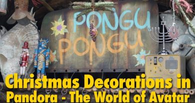 Christmas Decorations at Pongu Pongu in Pandora - The World of Avatar - Disney's Animal Kingdom