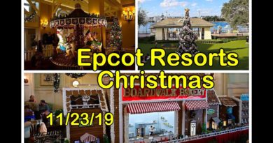 Disney's Epcot Resorts Christmas Tour 2019