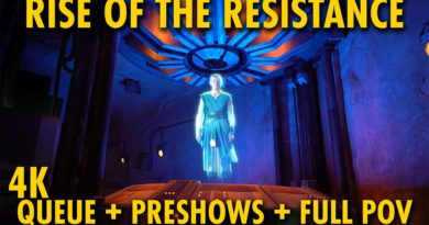 Rise of the Resistance Queue, Preshows, and Full Ride POV | Star Wars: Galaxy's Edge