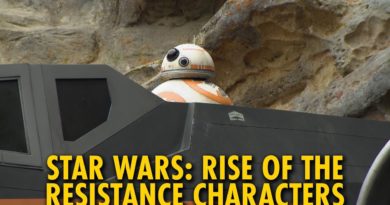 SPOILERS! Rise of the Resistance Character Appearances & Animatronics