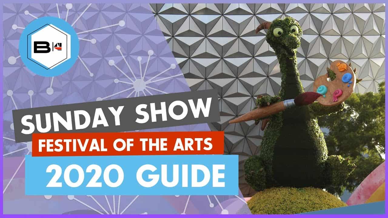 Epcot Festival of the Arts 2020 Guide Mouse and Castle