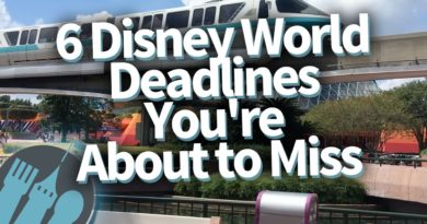 6 Disney World Deadlines You're About to Miss!