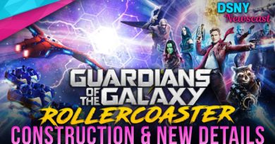 Rollercoaster Construction & Details for Guardians of the Galaxy at Epcot - Disney News