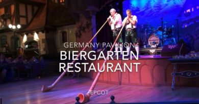 Biergarten Restaurant in the Germany Pavilion