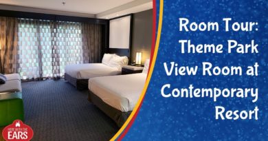 Full Room Tour of Disney's Contemporary Resort Main Tower Theme Park View Room