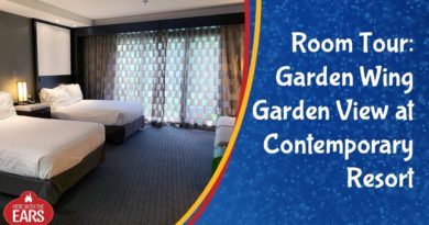 Full Room Tour of Disney's Contemporary Resort Garden Wing with a Garden View Room