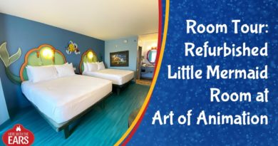 Full Room Tour of the Newly Remodeled Little Mermaid Room at Disney's Art of Animation Resort