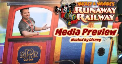 Mickey and Minnie's Runaway Railway Media Preview and Dedication