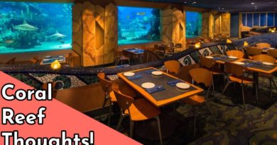 Coral Reef Restaurant, Epcot Future World West, Dining Review - IvyWinter