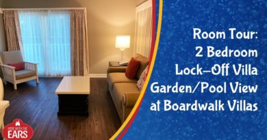 Disney's Boardwalk Villas - Room Tour - 2 Bedroom Lock-Off Villa Garden/Pool View