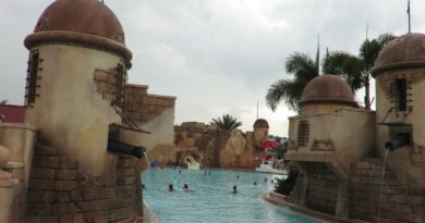 A Rainy Day At Walt Disney World's Caribbean Beach Resort