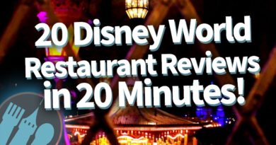20 Disney World Restaurant Reviews in 20 Minutes