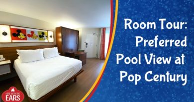 Pop Century - Preferred Pool View - Room Tour - Here with the Ears | Mouse and Castle