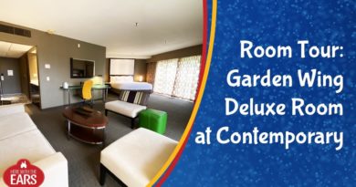 Contemporary Resort - Garden Wing Deluxe Room - Room Tour - Here with the Ears | Mouse and Castle