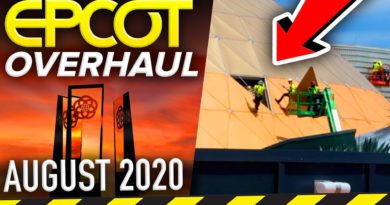 EPCOT Construction is Back - August 2020 Progress Update - Mickey Views | Mouse and Castle