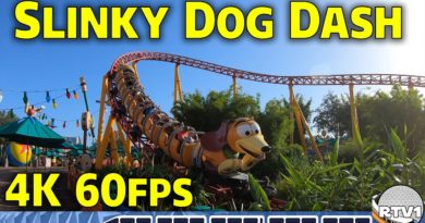 Slinky Dog Dash - 4K 60fps Steadycam - Full Ride POV - Resort TV 1 | Mouse and Castle