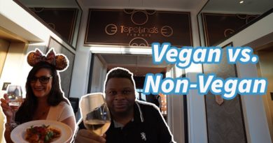Topolino's Terrace Dinner - Vegan & non-vegan food review - Riviera Resort