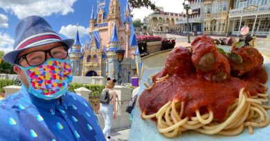Riding Lots Of Rides & Tony’s Town Square Spaghetti & Meatballs