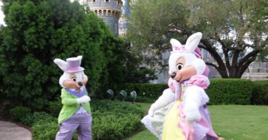 EASTER DAY at the Magic Kingdom - Finding the Easter Bunny and trying Cheeseburger Spring Rolls!