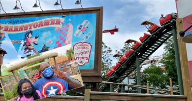 Quick trip to Disney - Ride The Barnstormer with us