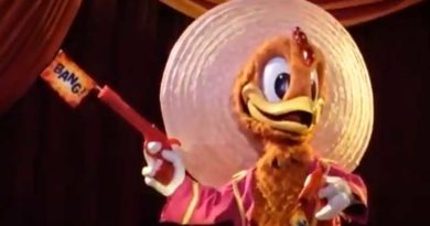 The return of the Three Caballeros animatronics